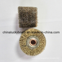 60mm Mini Stahl Wire Circular Wheel Pinsel (YY-104)